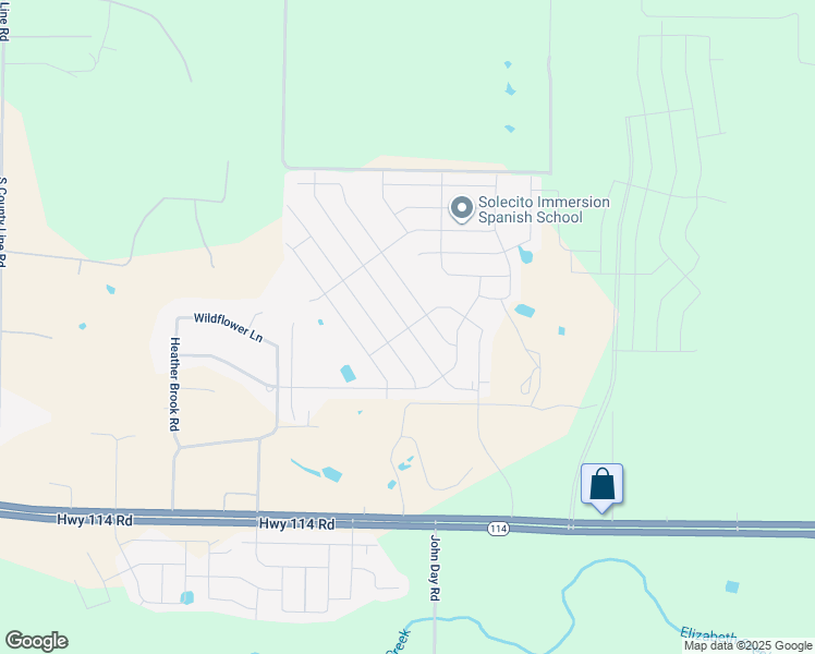 map of restaurants, bars, coffee shops, grocery stores, and more near Loomis Trail in Northlake