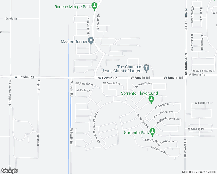 map of restaurants, bars, coffee shops, grocery stores, and more near 17902 North Pietra Drive in Maricopa