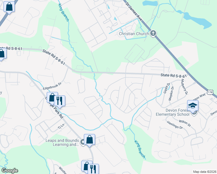 map of restaurants, bars, coffee shops, grocery stores, and more near 143 Gains Mill Drive in Summerville