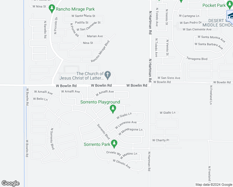 map of restaurants, bars, coffee shops, grocery stores, and more near 37137 West Amalfi Avenue in Maricopa