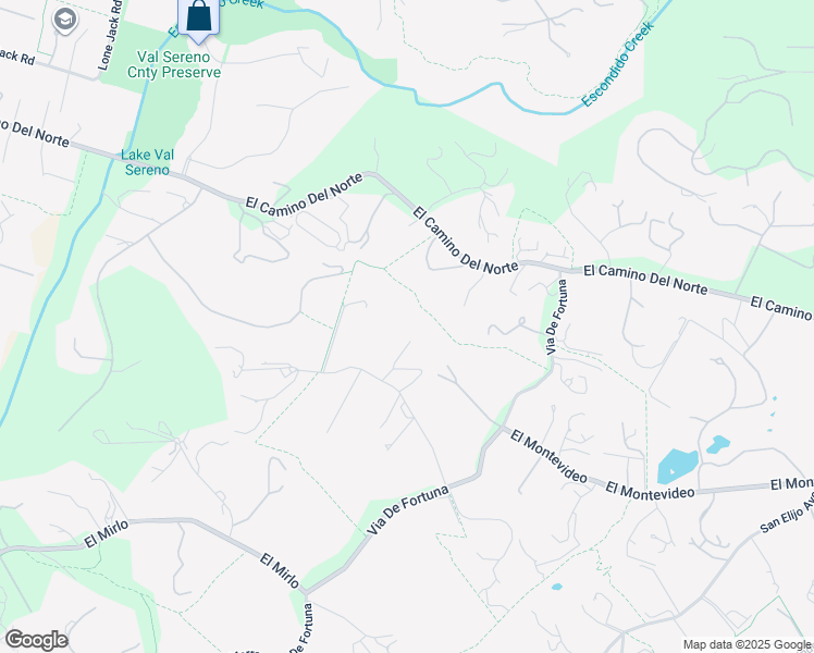 map of restaurants, bars, coffee shops, grocery stores, and more near 5460 La Crescenta Road in Rancho Santa Fe