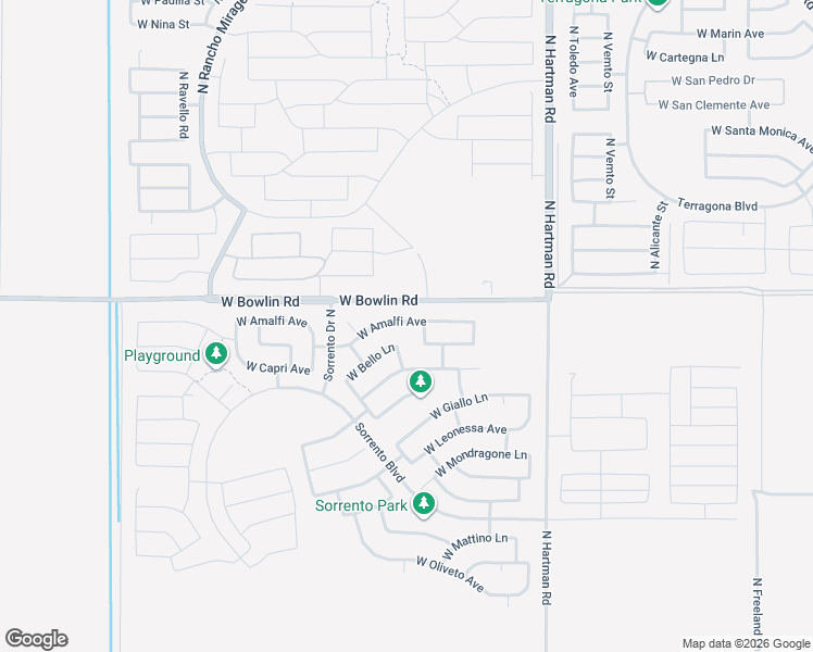 map of restaurants, bars, coffee shops, grocery stores, and more near 37225 West Amalfi Avenue in Maricopa