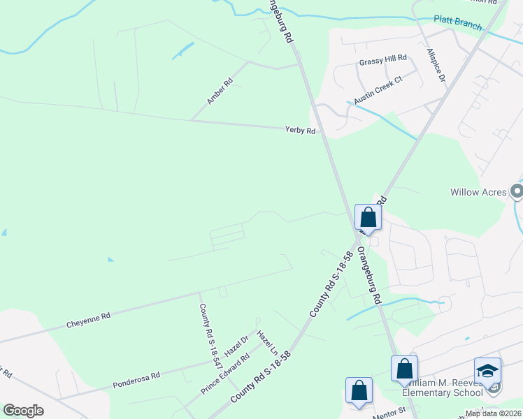 map of restaurants, bars, coffee shops, grocery stores, and more near 1013 Orangeburg Rd in Summerville