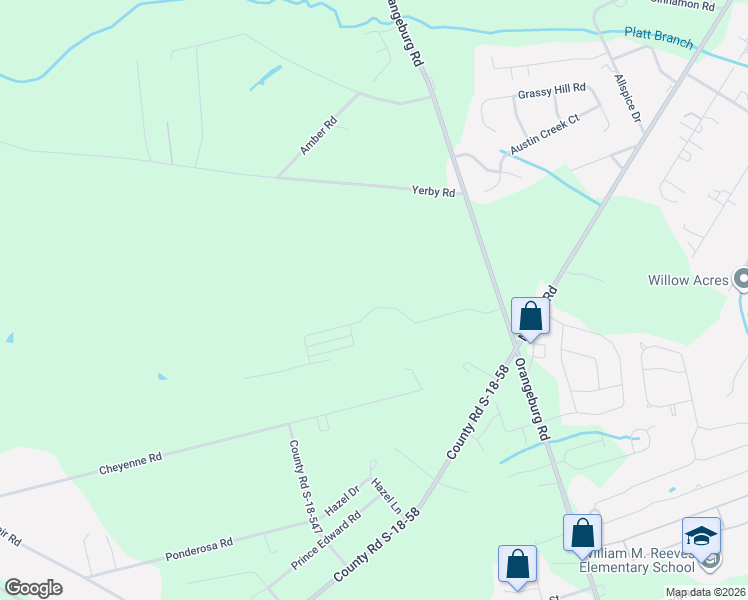 map of restaurants, bars, coffee shops, grocery stores, and more near 7 Orangeburg Road in Summerville