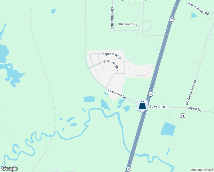 map of restaurants, bars, coffee shops, grocery stores, and more near 11792 Meadowlawn Drive in Moundville