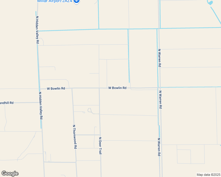 map of restaurants, bars, coffee shops, grocery stores, and more near 53340 West Bowlin Road in Maricopa