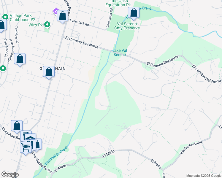 map of restaurants, bars, coffee shops, grocery stores, and more near 459 Flores De Oro in Rancho Santa Fe