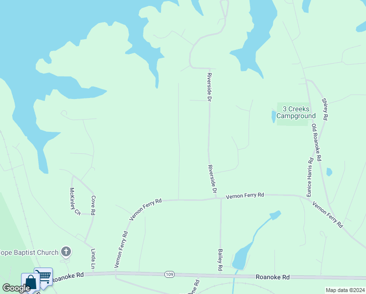 map of restaurants, bars, coffee shops, grocery stores, and more near 126 North Lake Drive in LaGrange