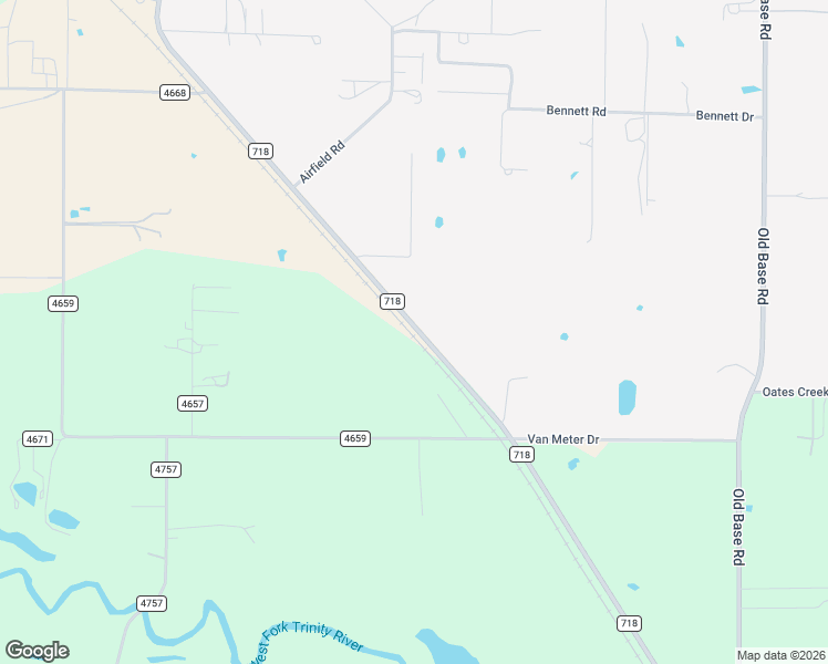 map of restaurants, bars, coffee shops, grocery stores, and more near 2401 Farm to Market Road 718 in Rhome