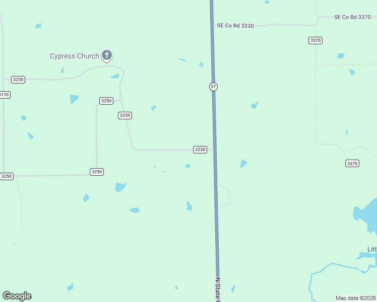 map of restaurants, bars, coffee shops, grocery stores, and more near County Road 3230 in Winnsboro