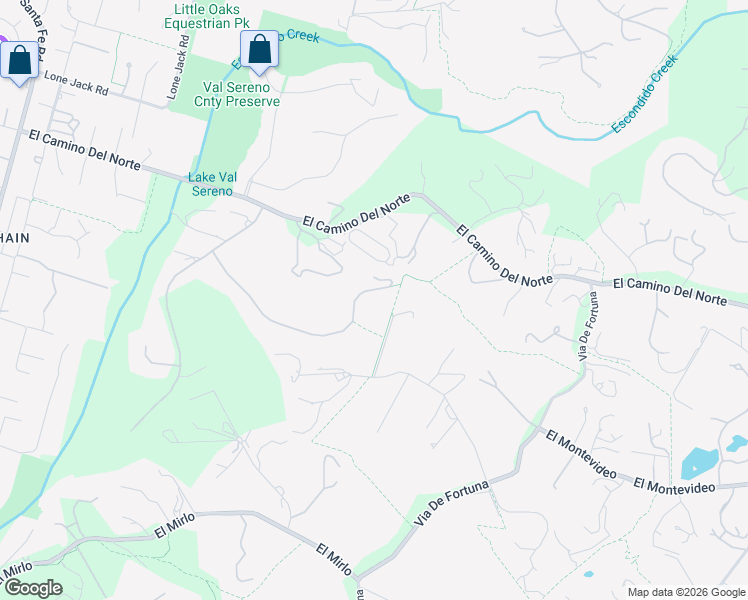 map of restaurants, bars, coffee shops, grocery stores, and more near 3357 Cerros Redondos in Rancho Santa Fe