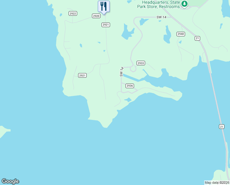 map of restaurants, bars, coffee shops, grocery stores, and more near 164 S Cr 2938 in Winfield