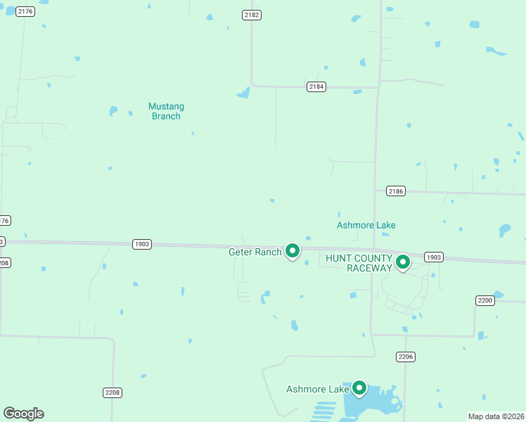 map of restaurants, bars, coffee shops, grocery stores, and more near 686 Farm to Market Road 1903 in Greenville