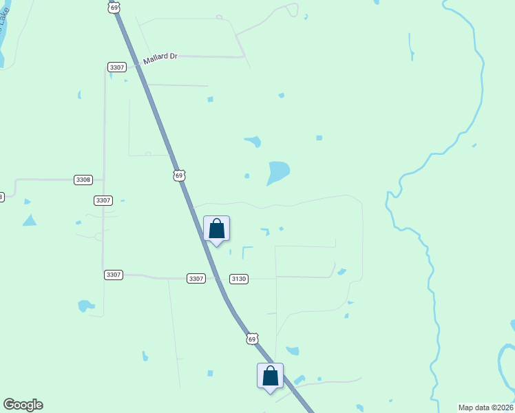 map of restaurants, bars, coffee shops, grocery stores, and more near 4553 U.S. 69 in Lone Oak