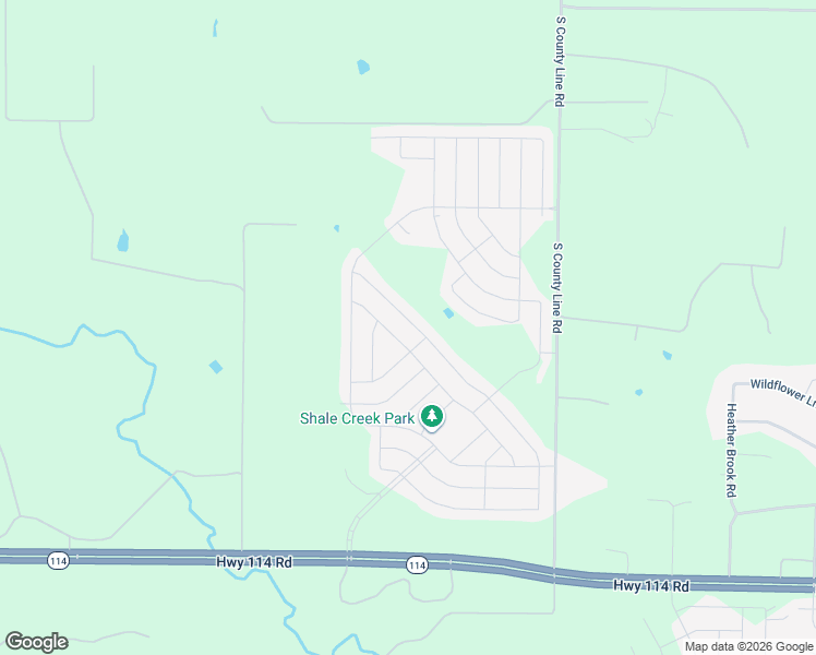 map of restaurants, bars, coffee shops, grocery stores, and more near 12001 Shine Avenue in Rhome