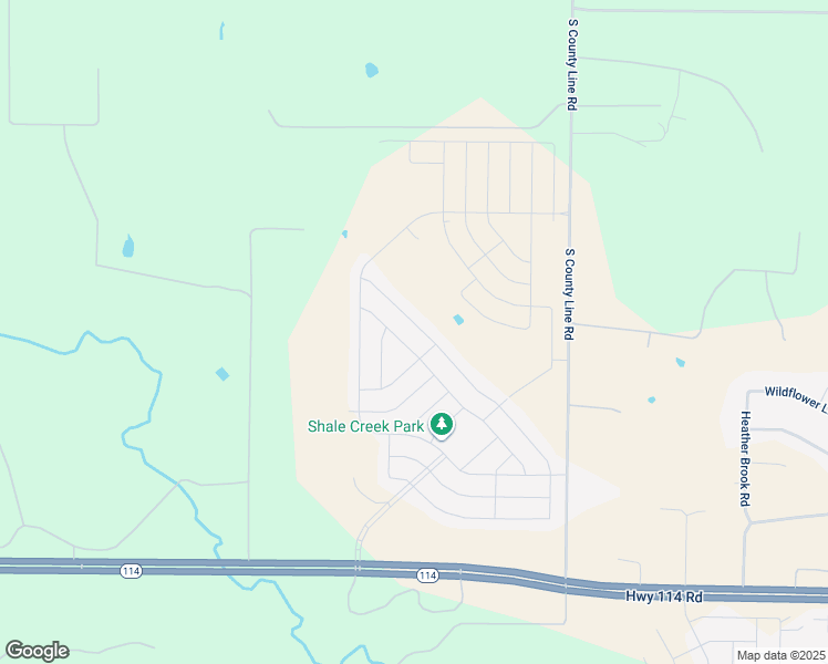 map of restaurants, bars, coffee shops, grocery stores, and more near 12001 Shine Avenue in Rhome