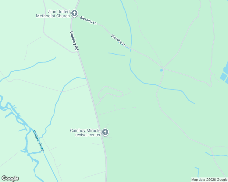 map of restaurants, bars, coffee shops, grocery stores, and more near 441 Sablewood Drive in Huger