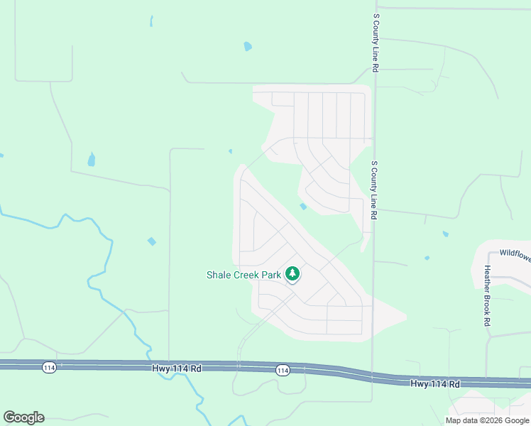 map of restaurants, bars, coffee shops, grocery stores, and more near 12001 Shine Avenue in Rhome
