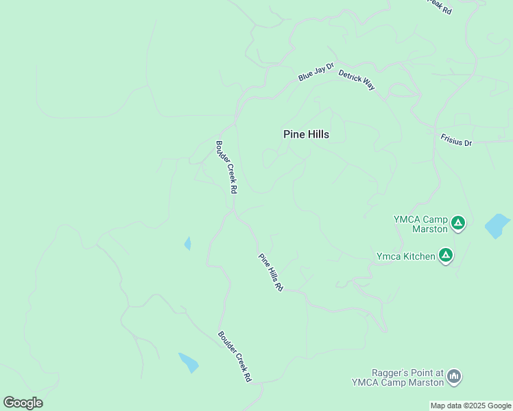 map of restaurants, bars, coffee shops, grocery stores, and more near 5298 Pine Hills Road in Julian