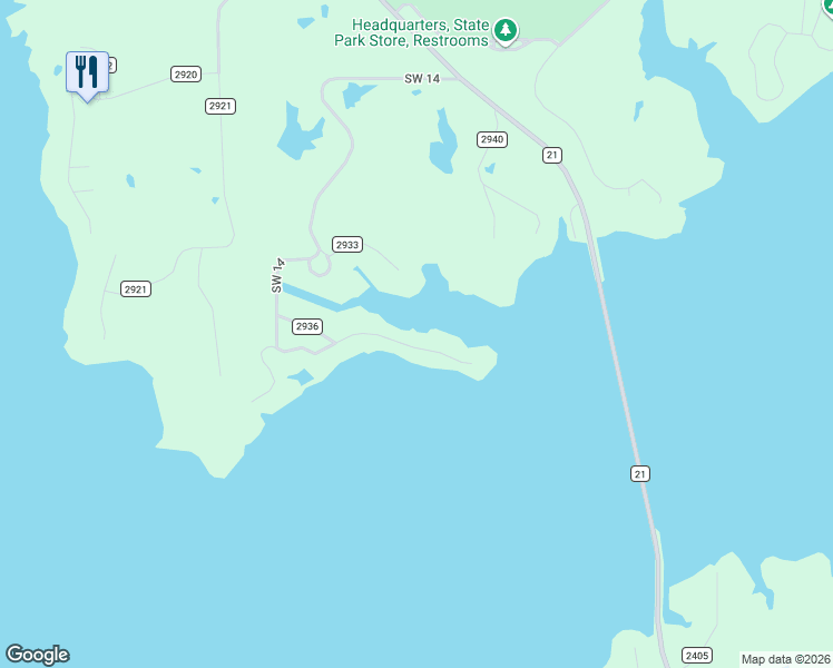 map of restaurants, bars, coffee shops, grocery stores, and more near 343 North County Road 2938 in Pittsburg
