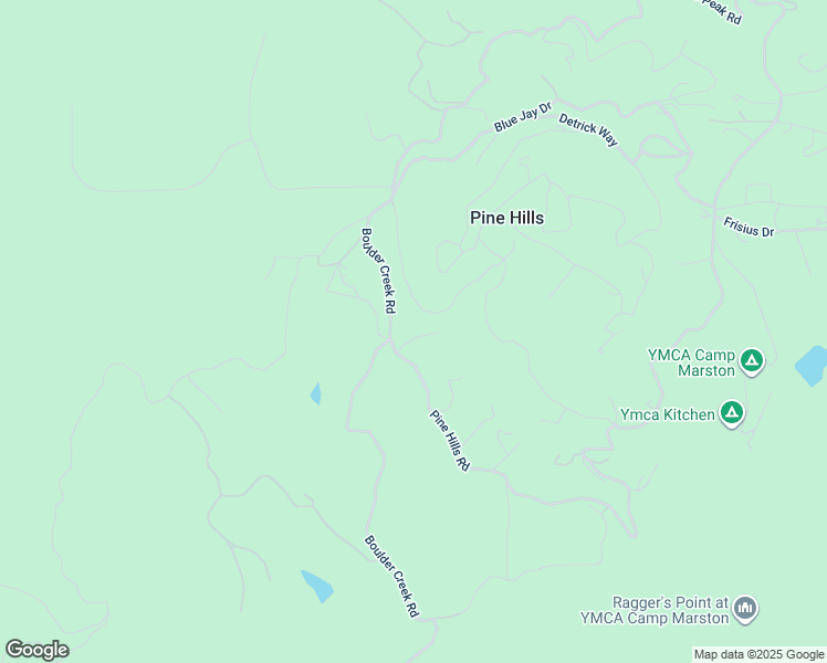 map of restaurants, bars, coffee shops, grocery stores, and more near 5294 Pine Hills Road in Julian