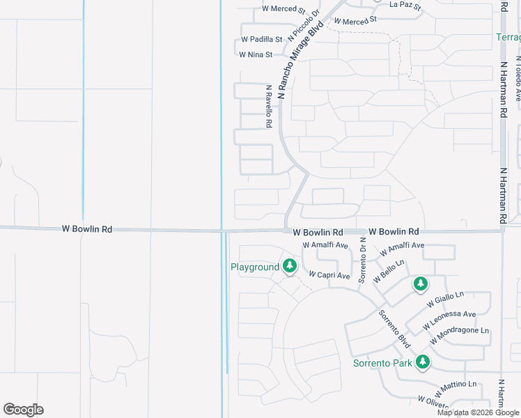 map of restaurants, bars, coffee shops, grocery stores, and more near 38078 West San Alvarez Avenue in Maricopa