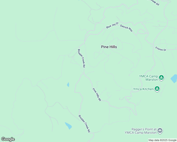 map of restaurants, bars, coffee shops, grocery stores, and more near 5294 Pine Hills Road in Julian