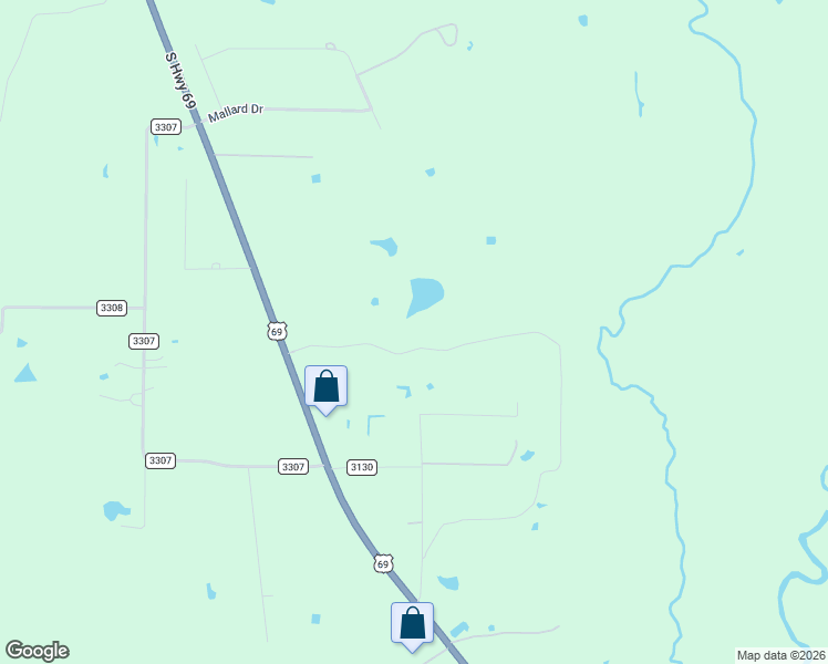 map of restaurants, bars, coffee shops, grocery stores, and more near 4553 U.S. 69 in Lone Oak