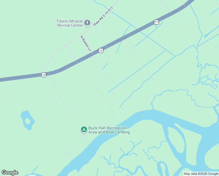 map of restaurants, bars, coffee shops, grocery stores, and more near 8463 U.S. 17 in McClellanville