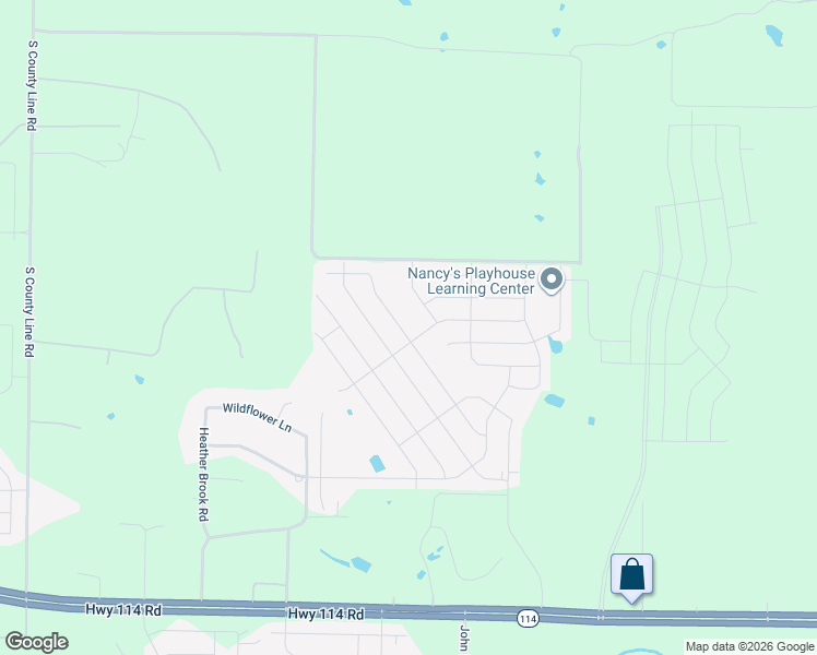 map of restaurants, bars, coffee shops, grocery stores, and more near 12290 Echo Glen in Justin