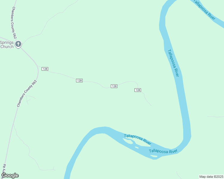 map of restaurants, bars, coffee shops, grocery stores, and more near 1324 County Road 128 in Wadley