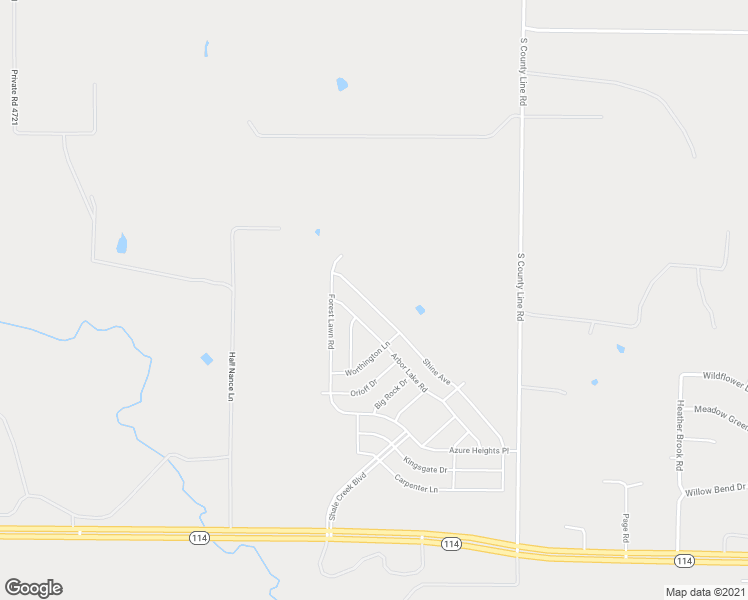 map of restaurants, bars, coffee shops, grocery stores, and more near 12001 Shine Avenue in Rhome