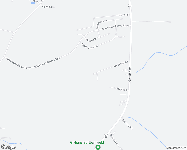 map of restaurants, bars, coffee shops, grocery stores, and more near 206 Joe Felder Road in Ridgeville