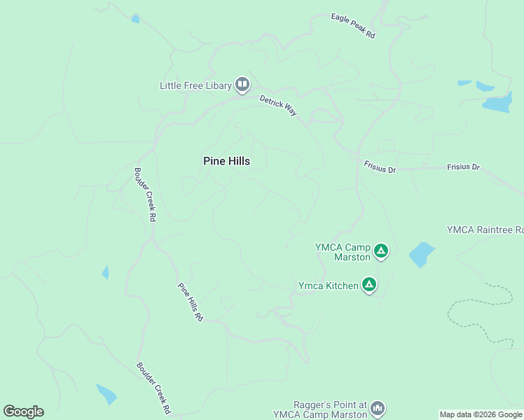 map of restaurants, bars, coffee shops, grocery stores, and more near 4673 Even Star Lane in Julian
