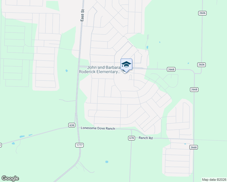 map of restaurants, bars, coffee shops, grocery stores, and more near 679 Center Street in Royse City
