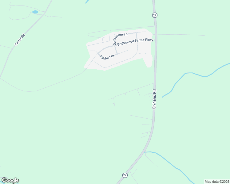 map of restaurants, bars, coffee shops, grocery stores, and more near 196 Joe Felder Road in Ridgeville