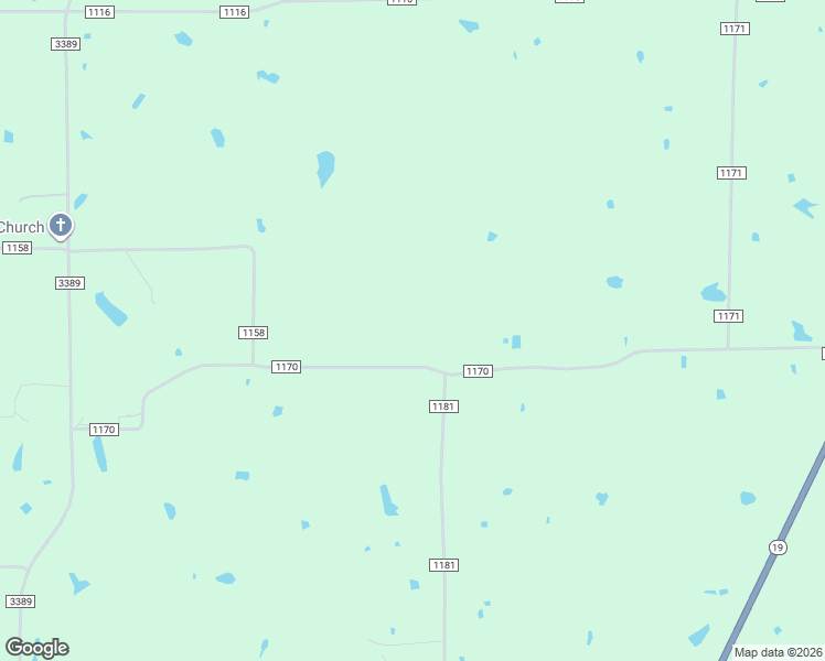 map of restaurants, bars, coffee shops, grocery stores, and more near 1060 County Road 1170 in Brashear