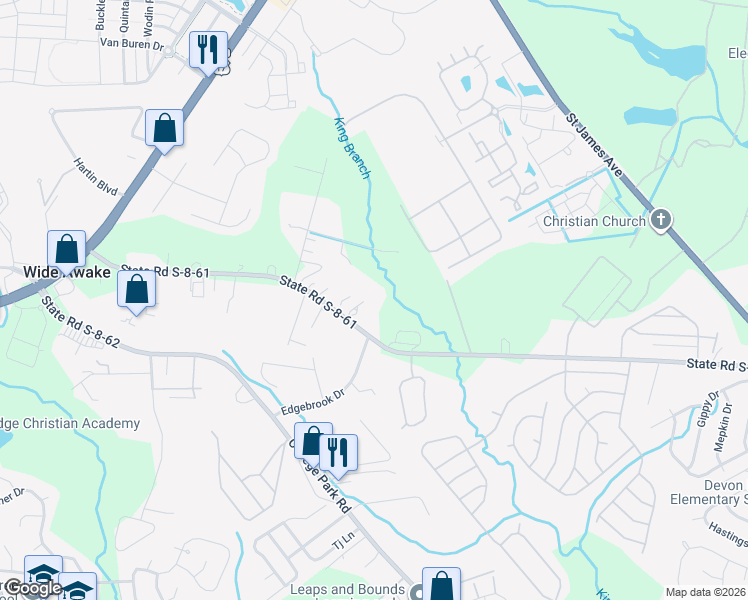 map of restaurants, bars, coffee shops, grocery stores, and more near 412 Myers Road in Summerville