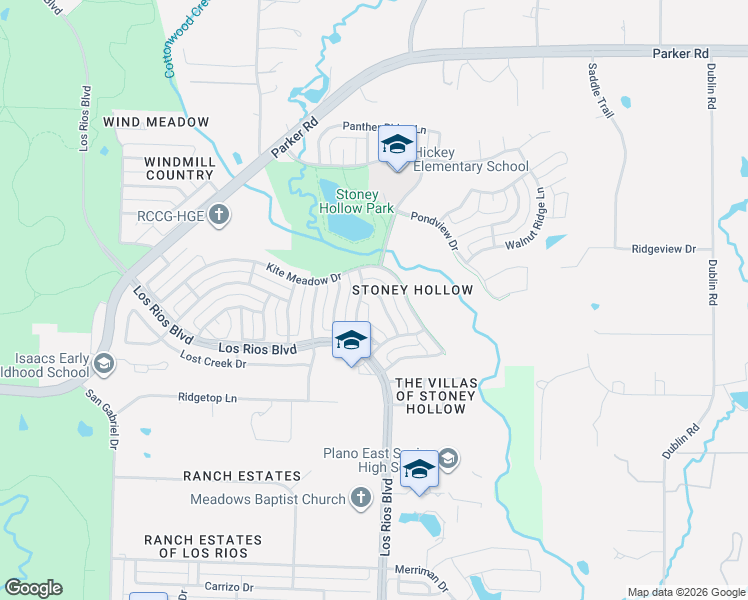 map of restaurants, bars, coffee shops, grocery stores, and more near 3621 Smooth Stone Drive in Plano
