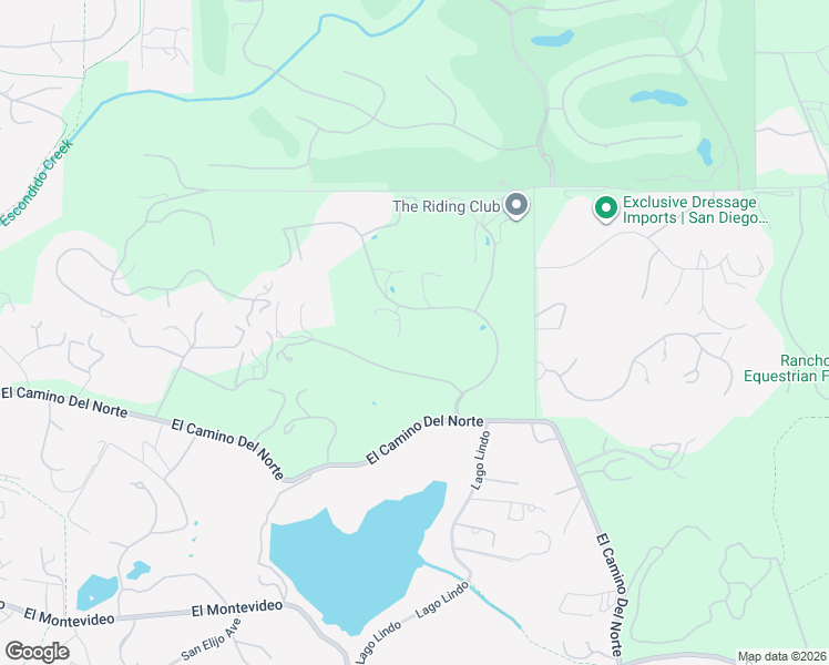 map of restaurants, bars, coffee shops, grocery stores, and more near 18299 Lago Vista in Rancho Santa Fe