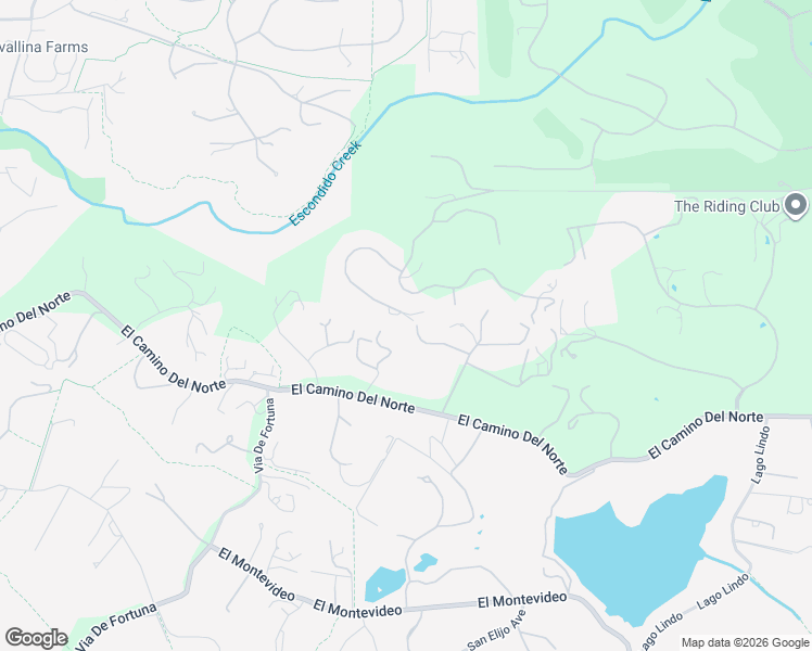 map of restaurants, bars, coffee shops, grocery stores, and more near 18102 Via Ascenso in Rancho Santa Fe