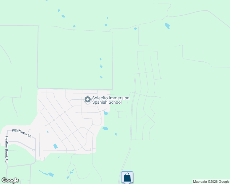 map of restaurants, bars, coffee shops, grocery stores, and more near Unnamed Road in Justin
