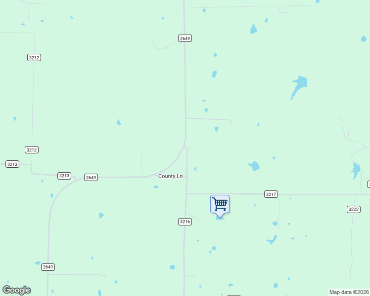 map of restaurants, bars, coffee shops, grocery stores, and more near 3423 County Road 3216 in Lone Oak