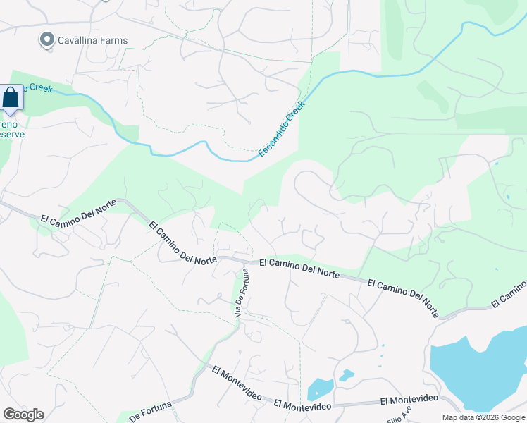 map of restaurants, bars, coffee shops, grocery stores, and more near 5918 La Cazadora in Rancho Santa Fe