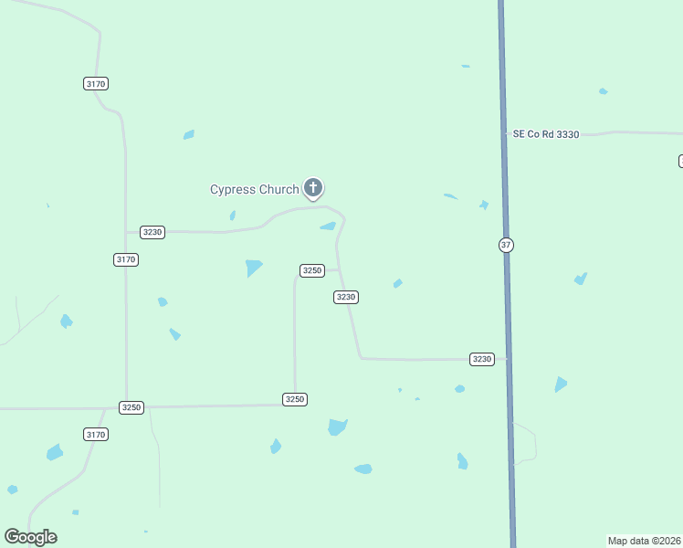 map of restaurants, bars, coffee shops, grocery stores, and more near County Road 3230 in Winnsboro