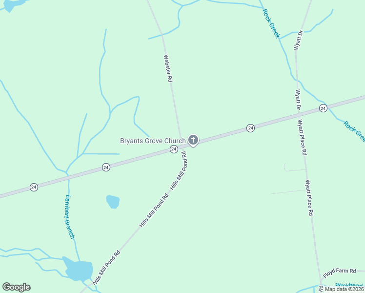 map of restaurants, bars, coffee shops, grocery stores, and more near 5354 Georgia 24 in Waynesboro