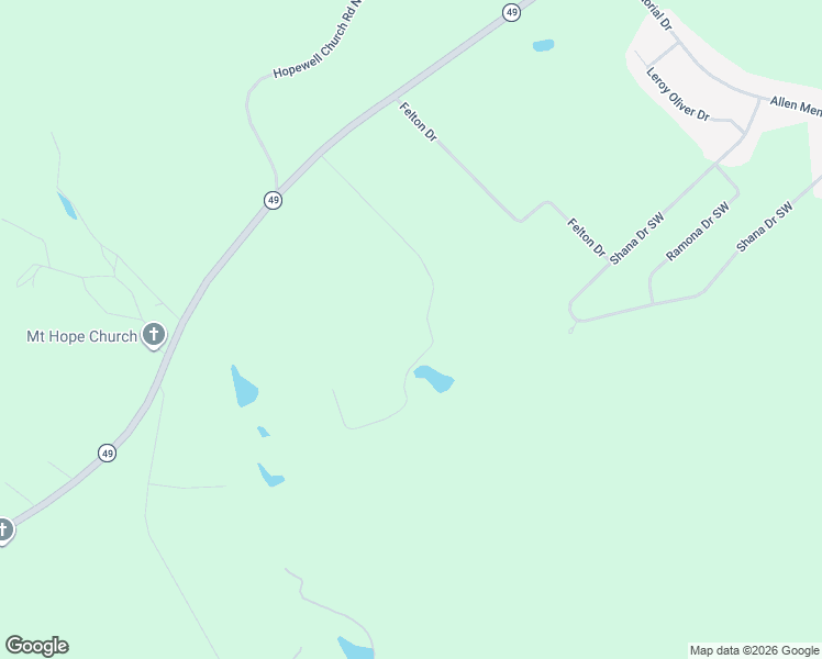 map of restaurants, bars, coffee shops, grocery stores, and more near 145 Forest Hill Road Southwest in Milledgeville