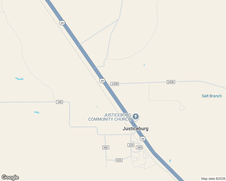 map of restaurants, bars, coffee shops, grocery stores, and more near 2499 U.S. 84 in Justiceburg