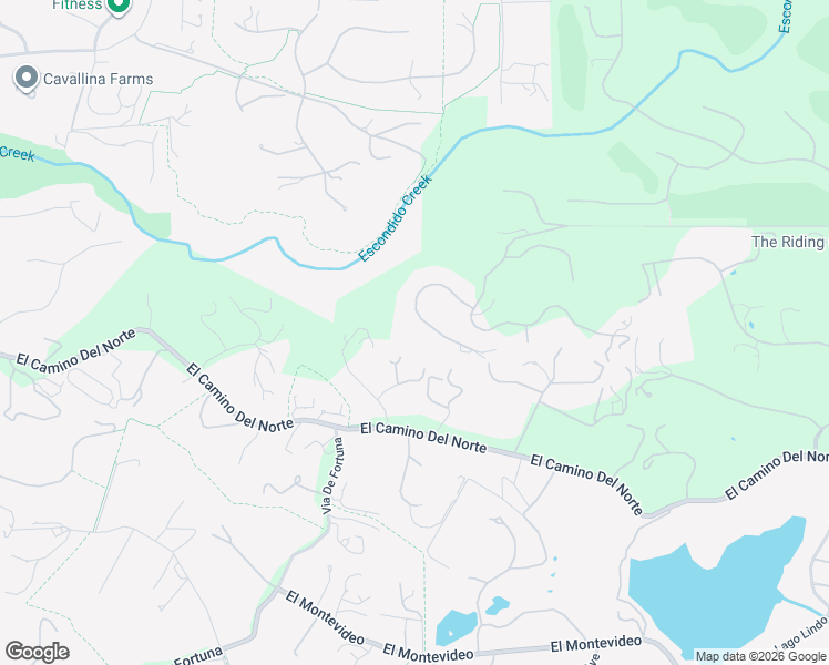 map of restaurants, bars, coffee shops, grocery stores, and more near 18174 Via Ascenso in Rancho Santa Fe