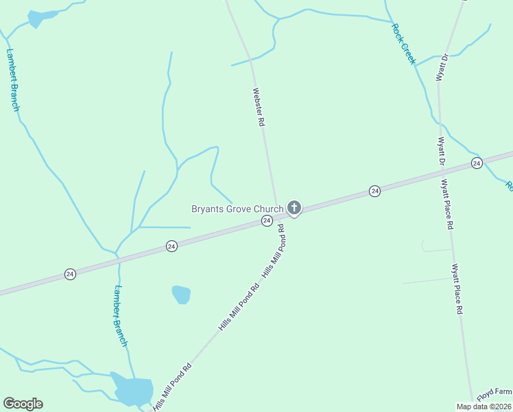 map of restaurants, bars, coffee shops, grocery stores, and more near 5354 Georgia Highway 24 in Waynesboro